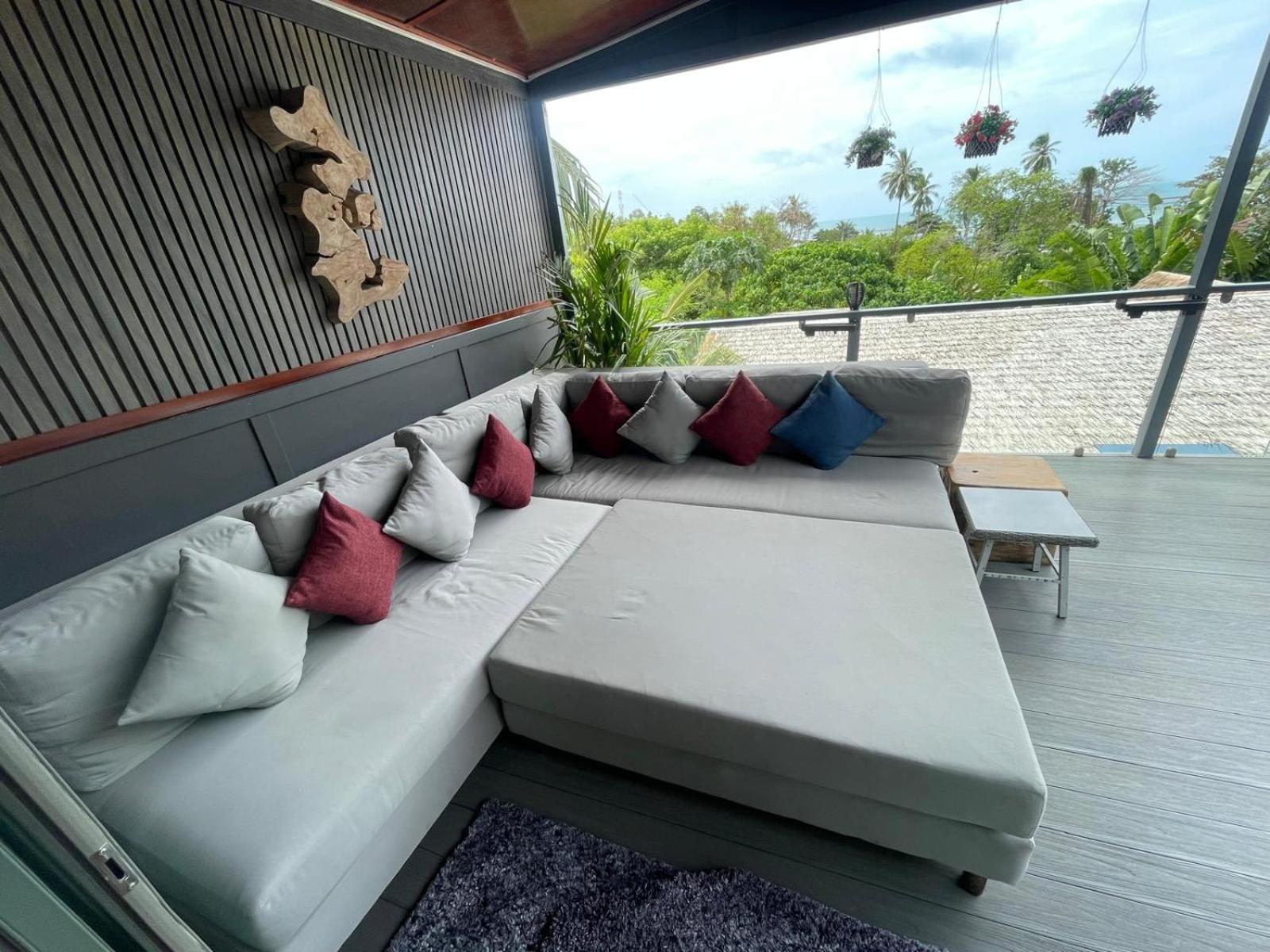 Stunning Villa With Ocean Views And Free Car Lamai Beach  Exterior foto