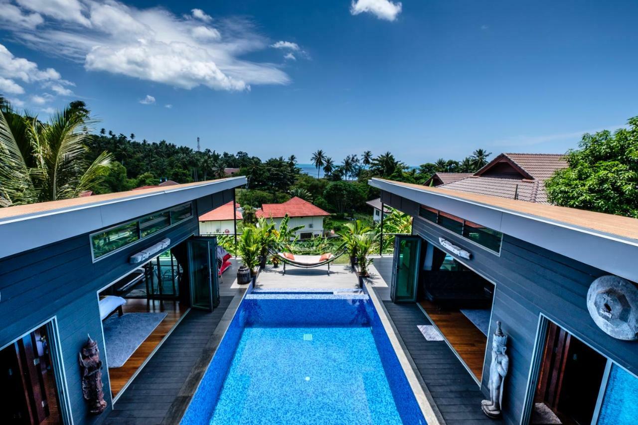 Stunning Villa With Ocean Views And Free Car Lamai Beach  Exterior foto