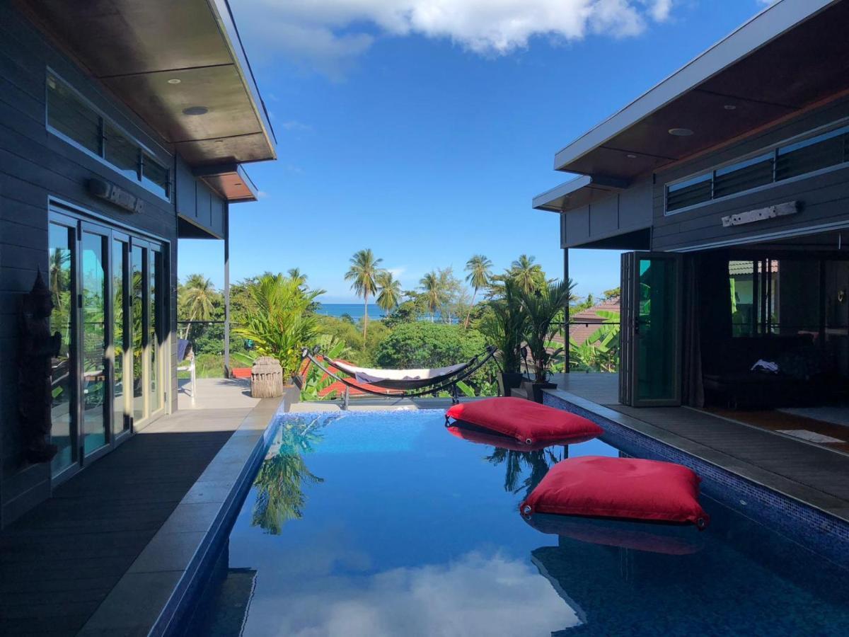 Stunning Villa With Ocean Views And Free Car Lamai Beach  Exterior foto